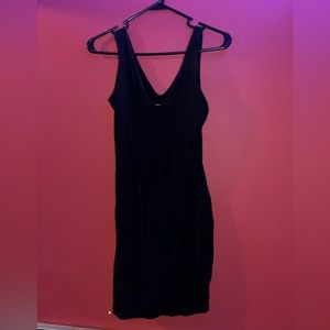 Black knee length dress